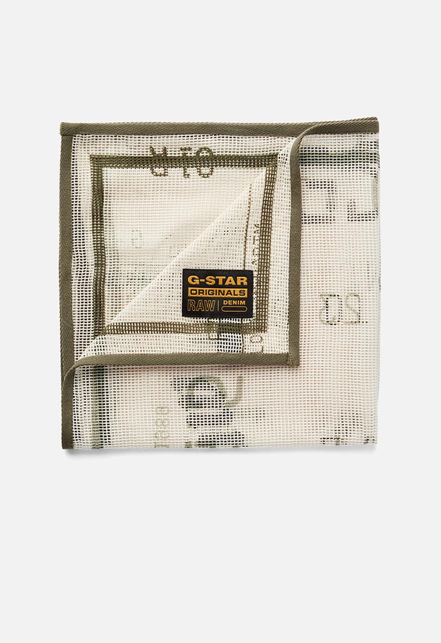 G-STAR - Bandana mesh scarf - whitebait extreme