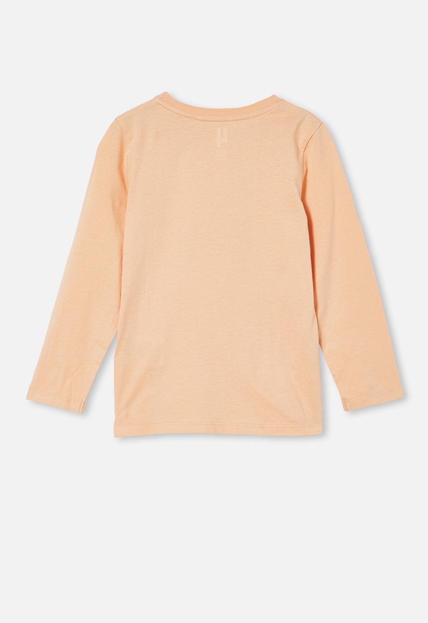 Cotton On - Penelope long sleeve tee - peach
