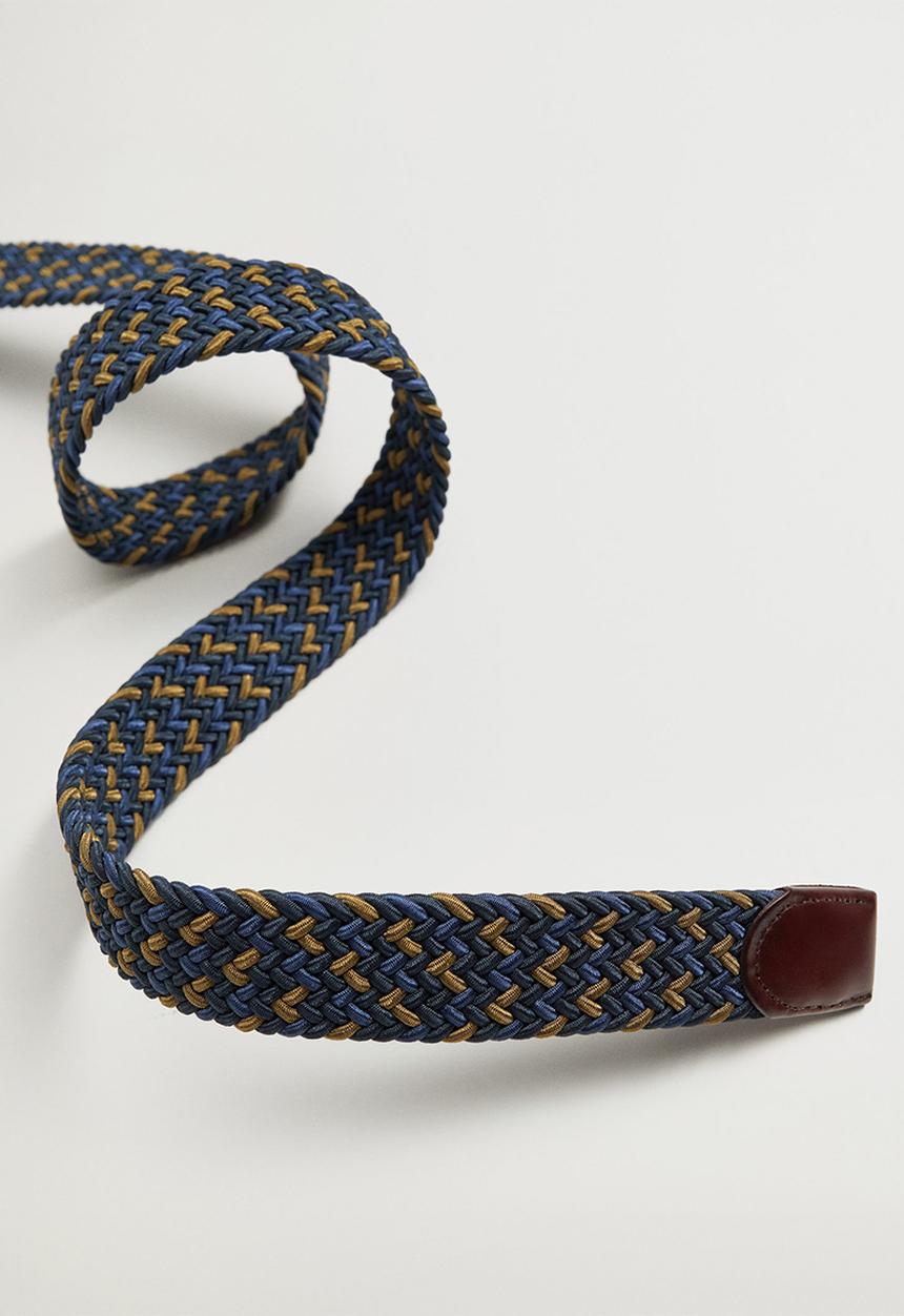 MANGO - Belt colors - blue