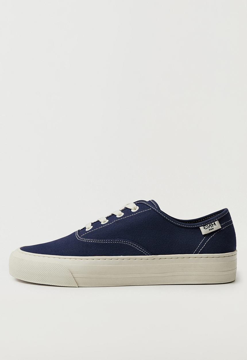 MANGO - Fabric sneaker - medium blue