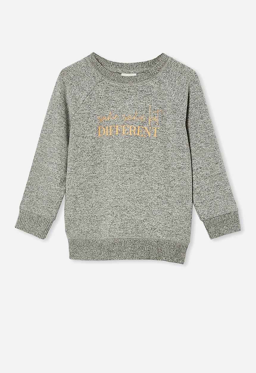 Cotton On - Super soft mila crew - grey marle