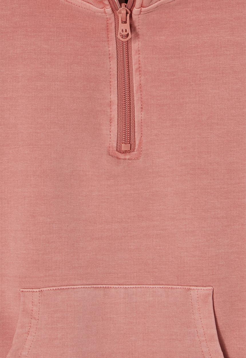 Cotton On - Angelica half zip jumper - earth clay