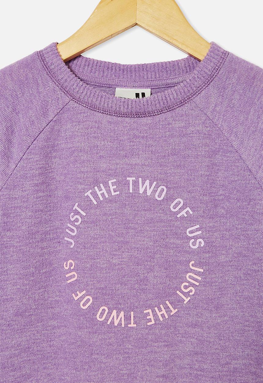 Cotton On - Super soft mila crew - grape soda