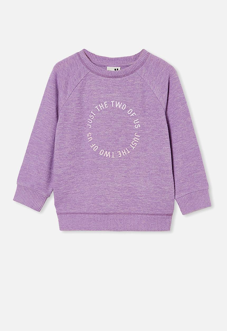 Cotton On - Super soft mila crew - grape soda