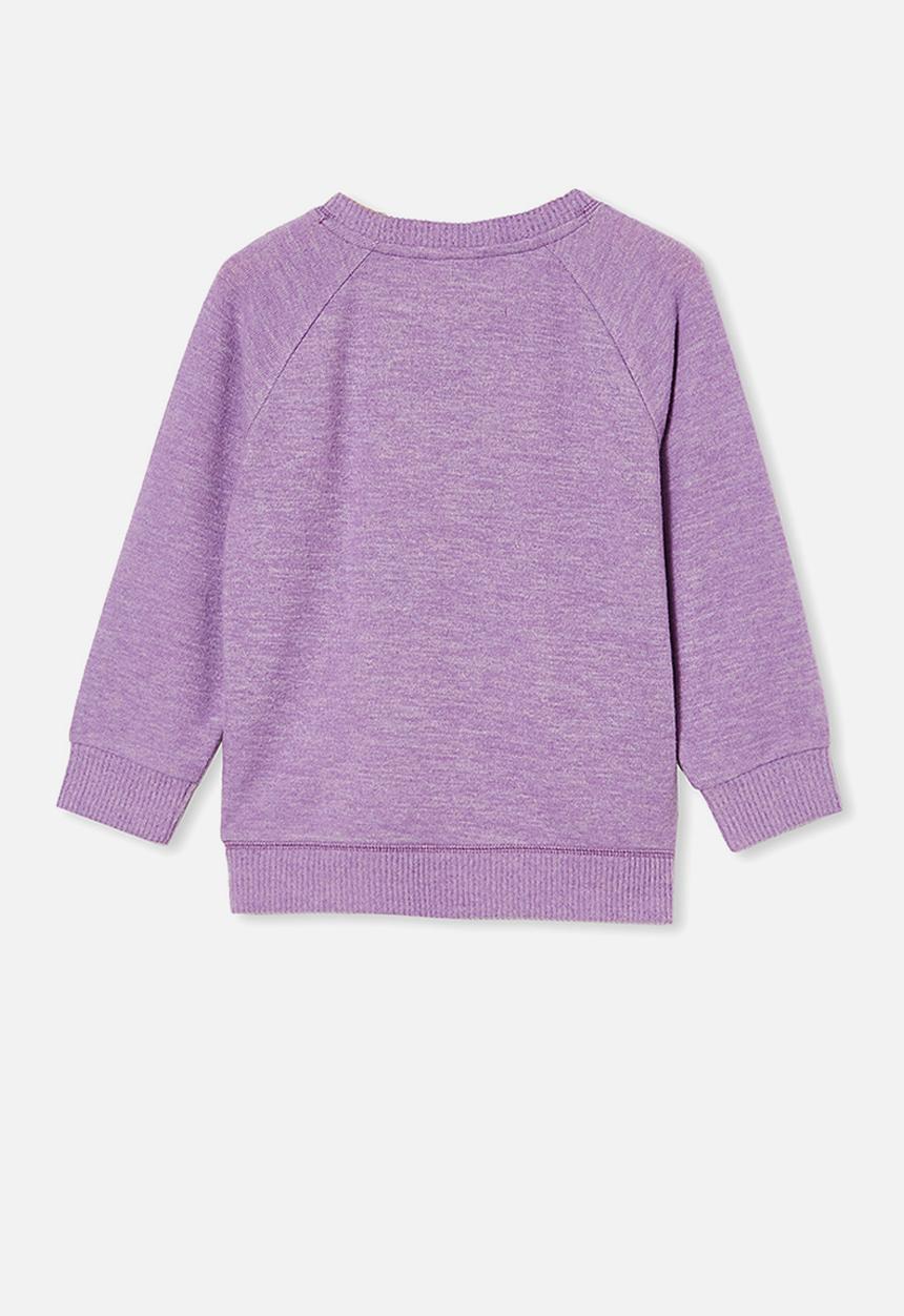 Cotton On - Super soft mila crew - grape soda