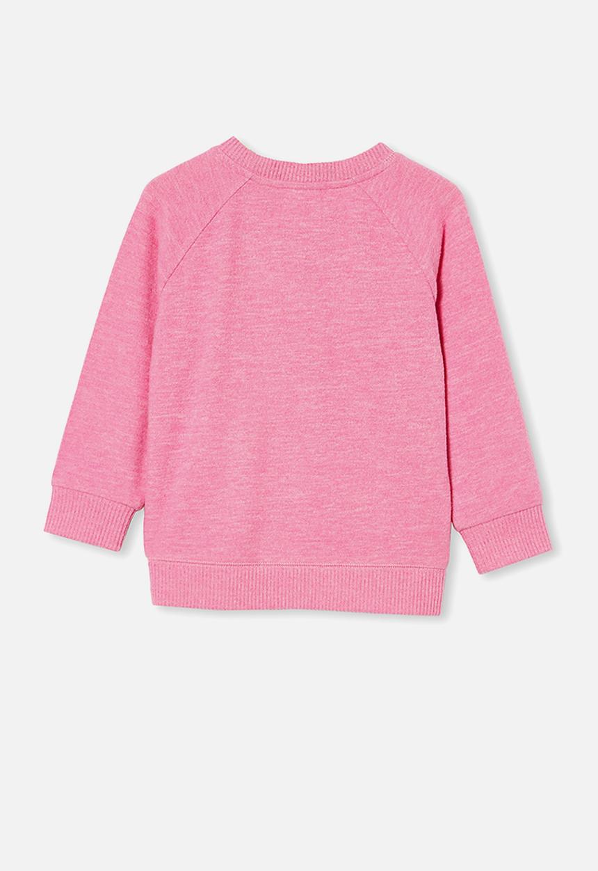 Cotton On - Super soft mila crew - pink gerbera marle