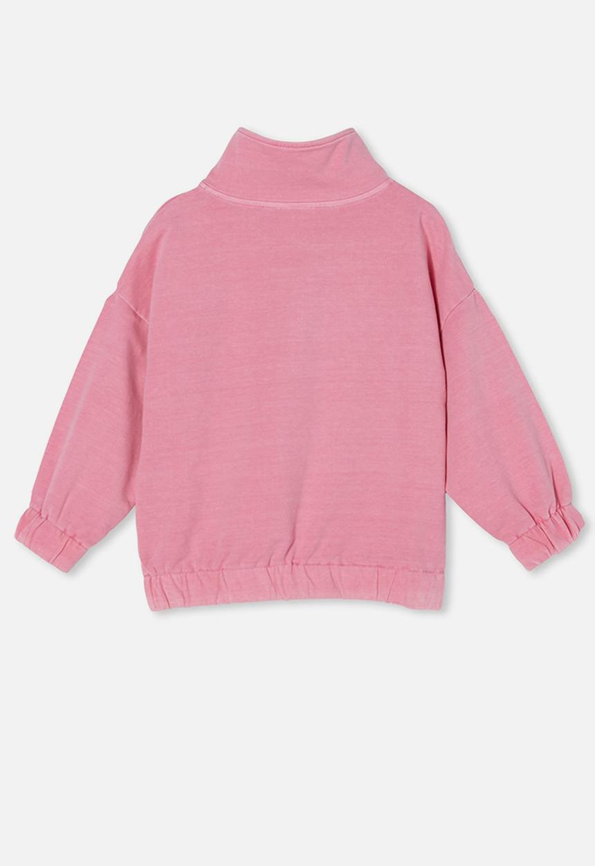 Cotton On - Angelica half zip jumper - pink 
