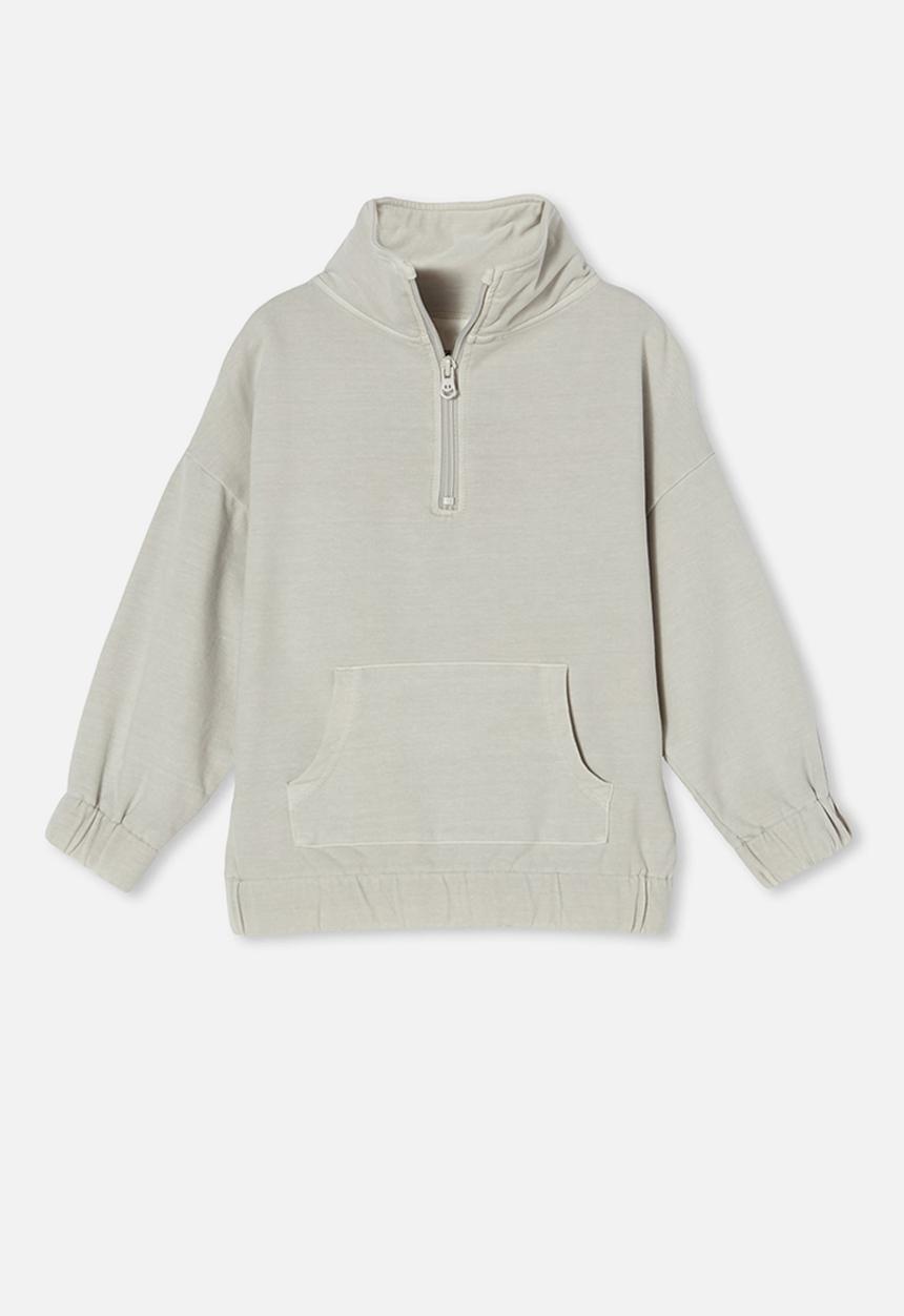 Cotton On - Angelica half zip jumper - grey