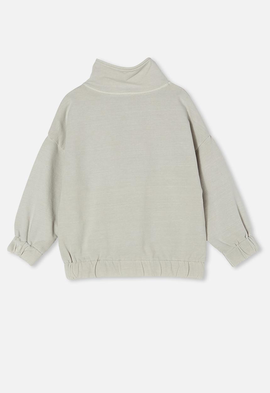 Cotton On - Angelica half zip jumper - grey