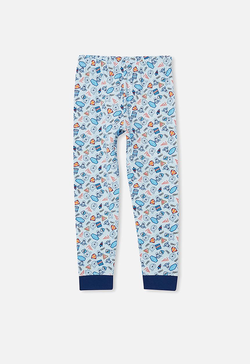 Cotton On - Orlando long sleeve pyjama set licensed - light blue