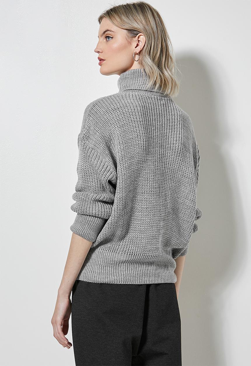 Superbalist - Roll neck pull over - grey