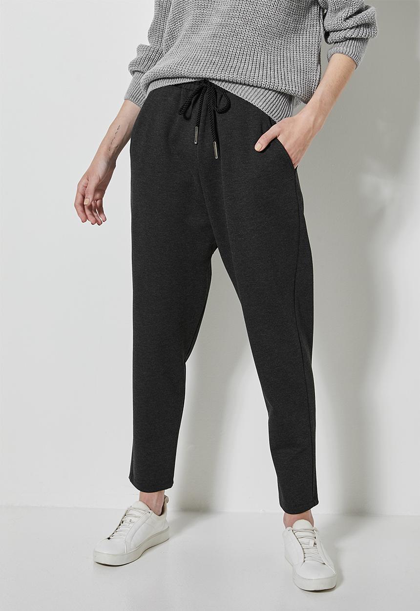Superbalist - Premium drop crotch jogger - charcoal