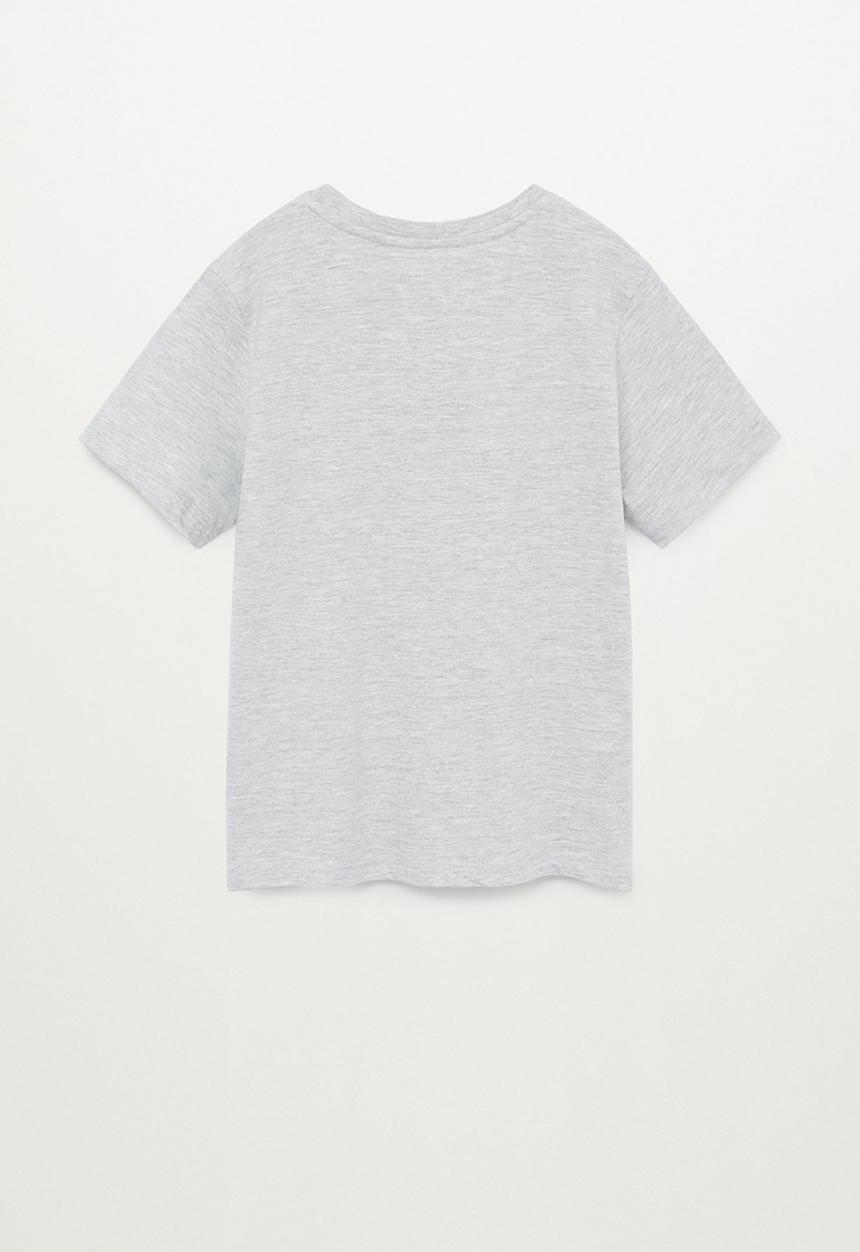 MANGO - Planet short sleeve tee - medium grey