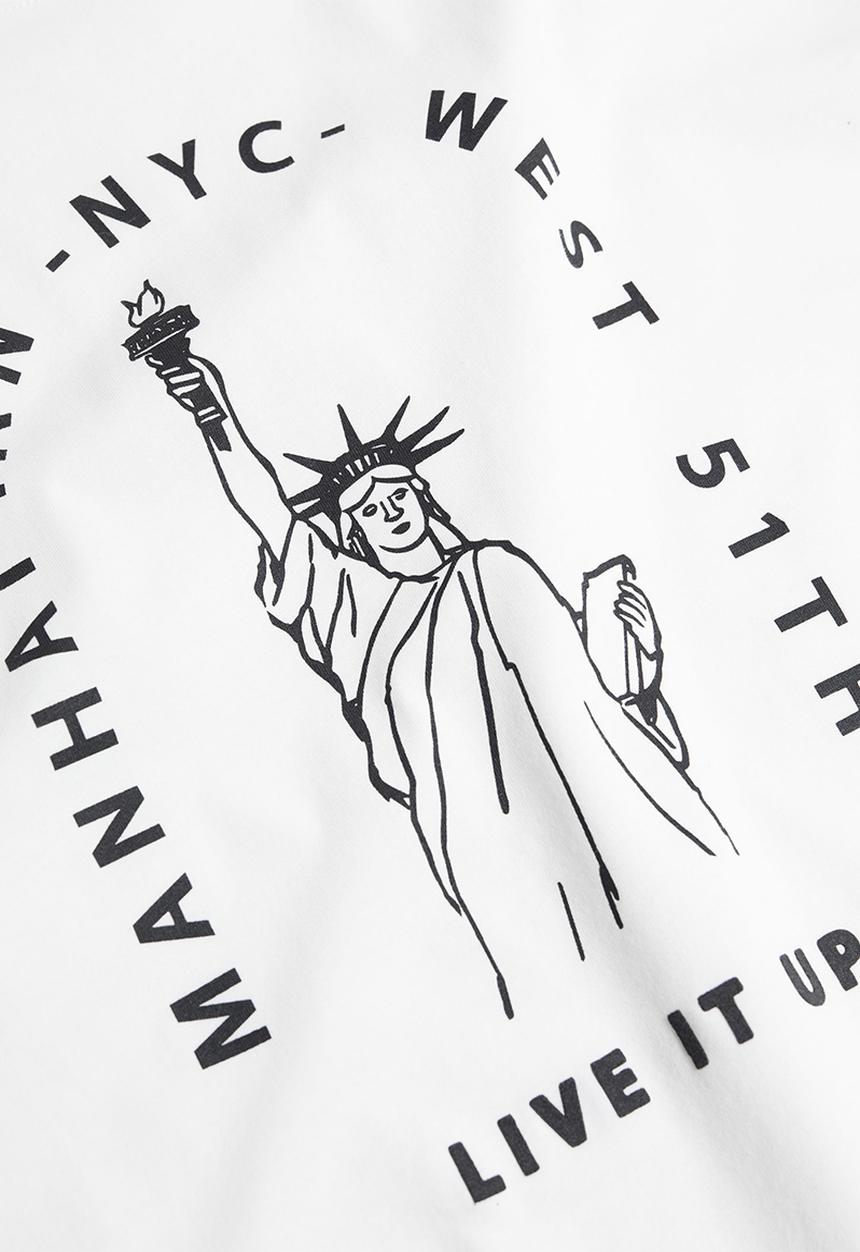 MANGO - Statue short sleeve tee - white