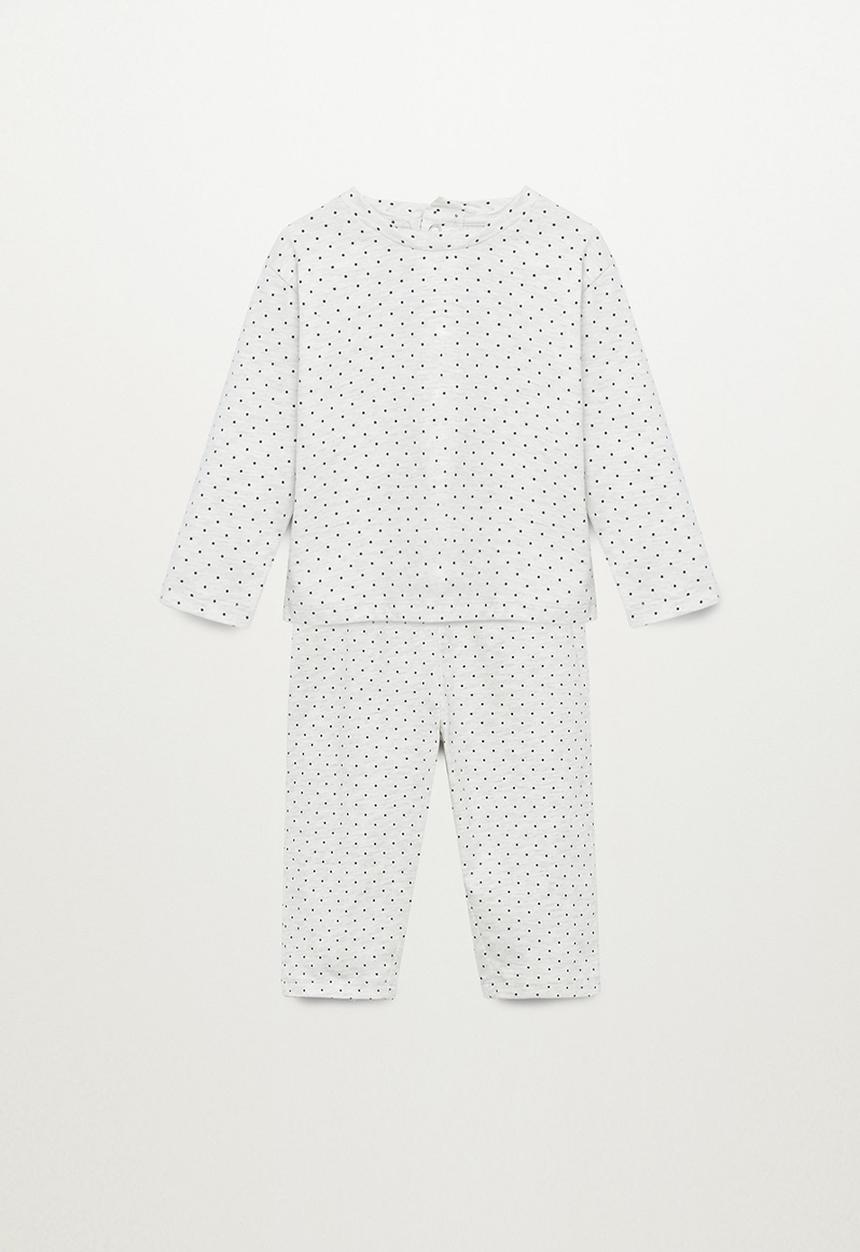MANGO - Carlotab pyjamas - pastel grey