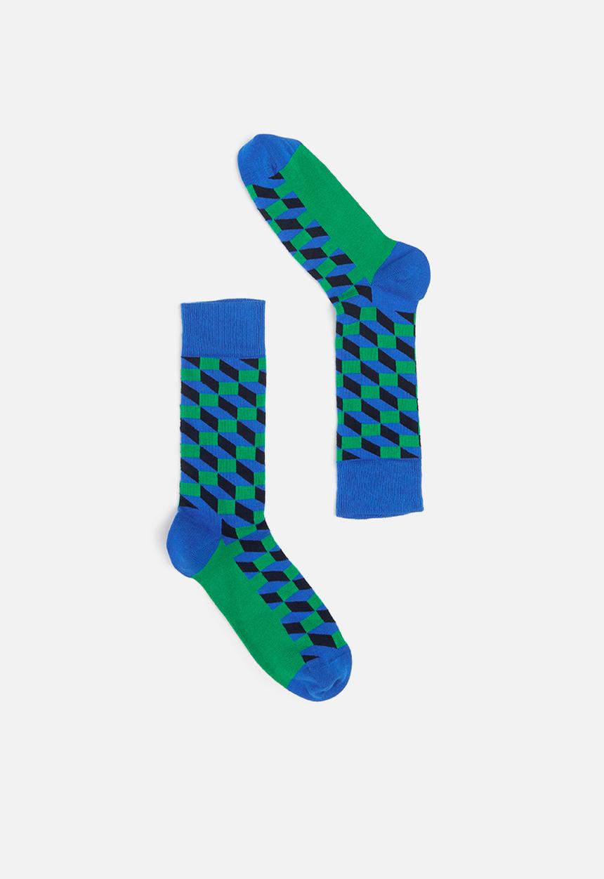 Happy Socks - 4 Pack navy socks gift set - multi