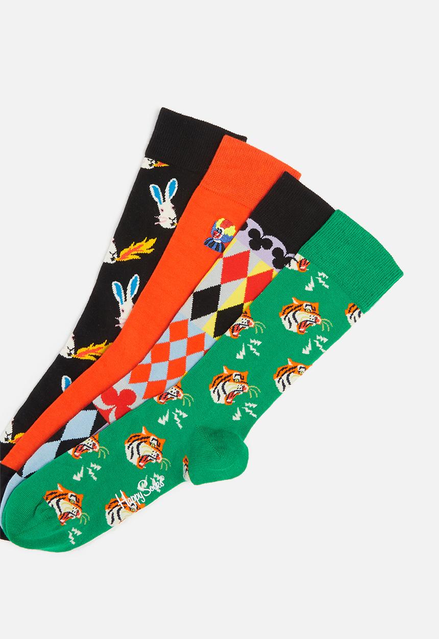 Happy Socks - 4-Pack circus socks gift set - multi