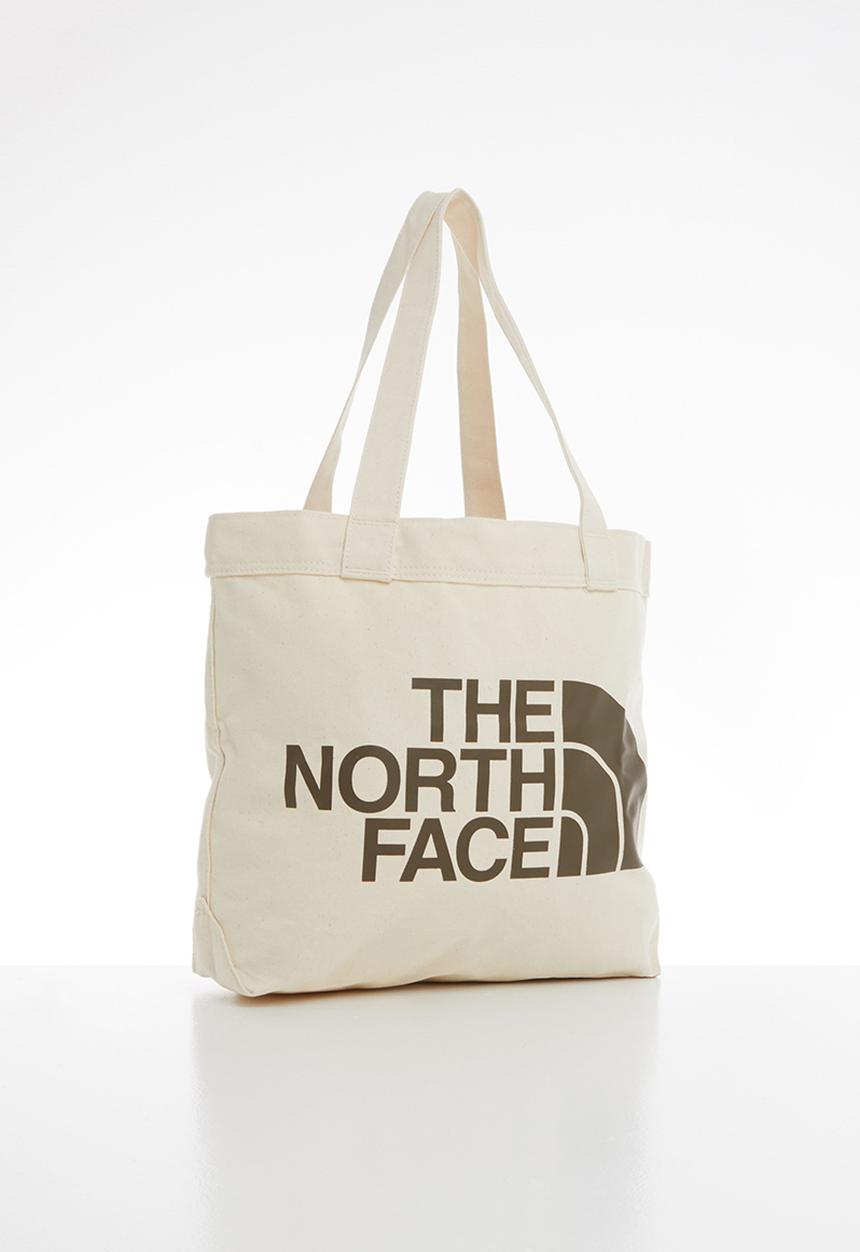 The North Face - Cotton tote - weimaraner brown large logo print