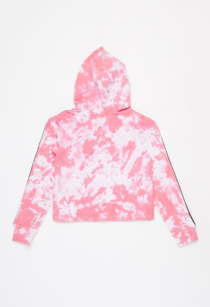 SISSY BOY - Downtown diva tie dye hoodie - pink