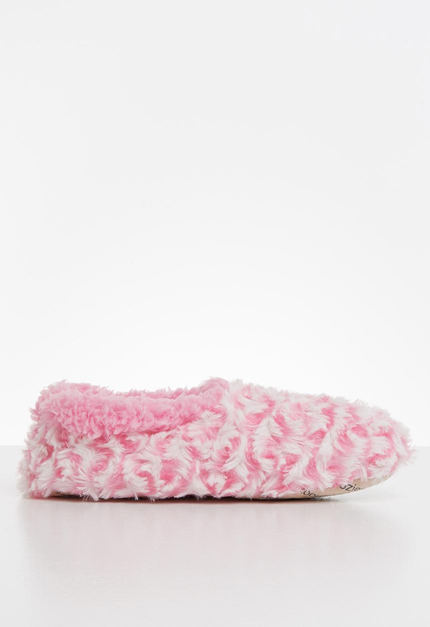 snoozies!® - Wiggly stripes slipper - pink