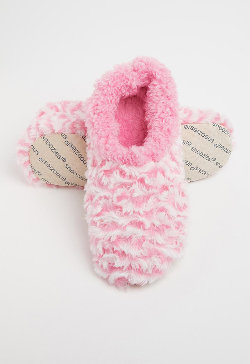snoozies!® - Wiggly stripes slipper - pink