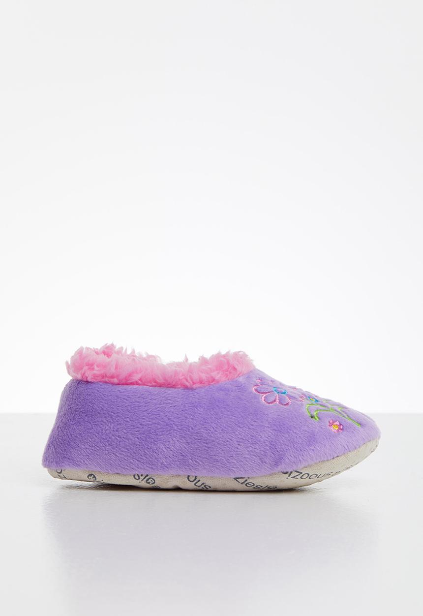snoozies!® - Butterfly slippers - purple