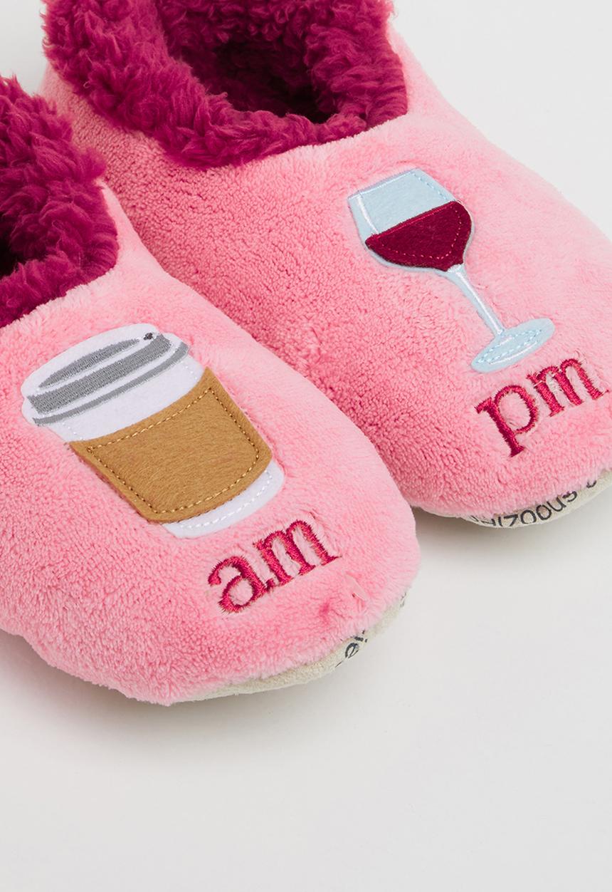 snoozies!® - Am / pm slipper - pink