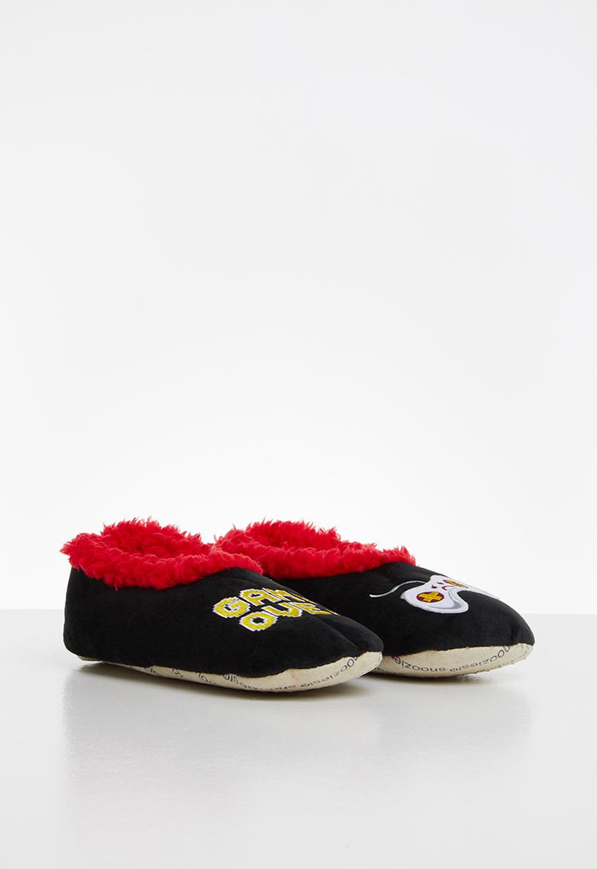 snoozies!® - Boys game over slippers - black