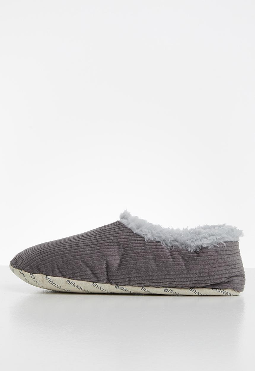 snoozies!® - Corduroy & two tone - grey