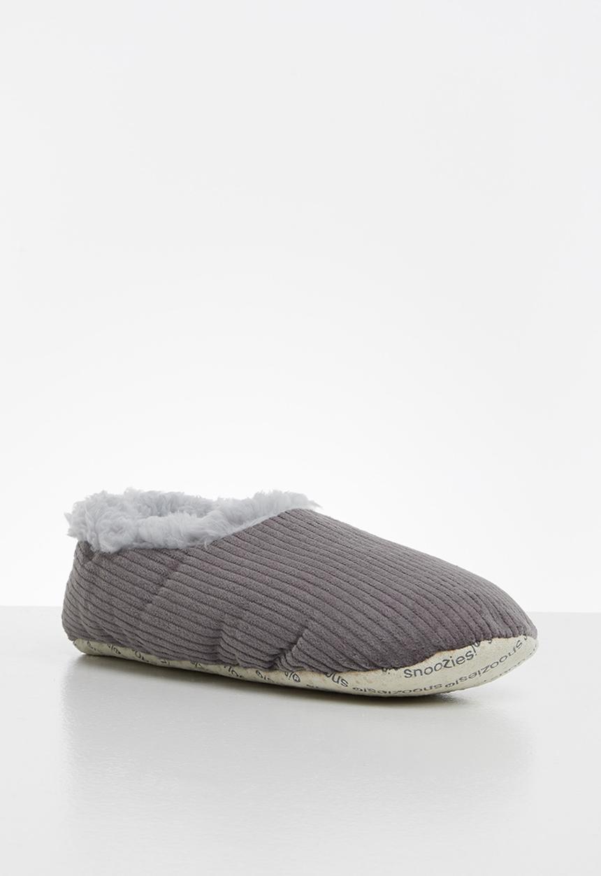 snoozies!® - Corduroy & two tone - grey