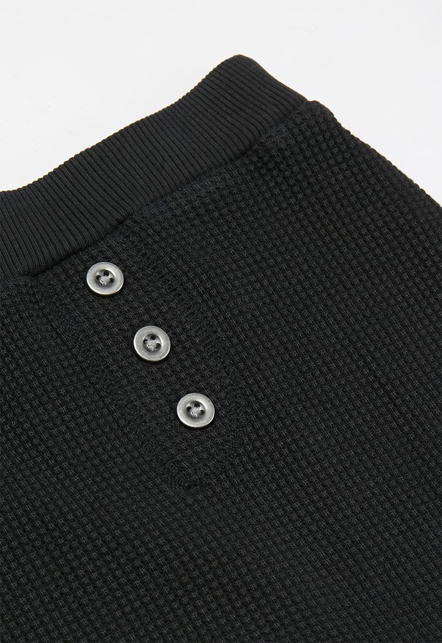 Cotton On - The waffle pant - black