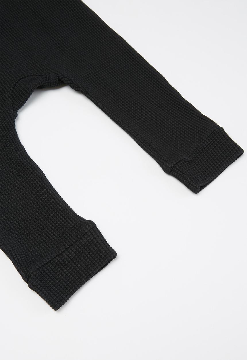 Cotton On - The waffle pant - black