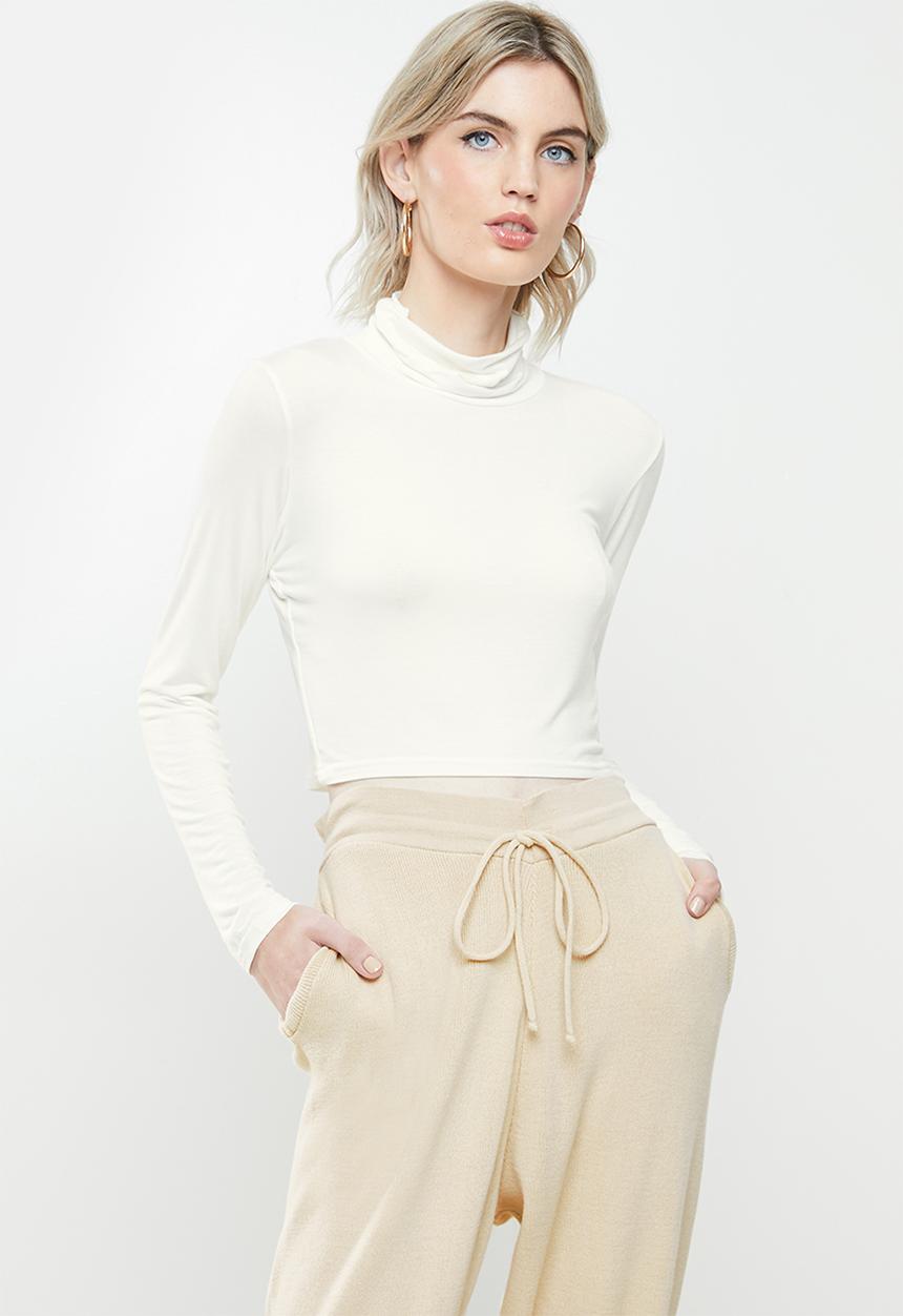 Glamorous - High neck knit - cream