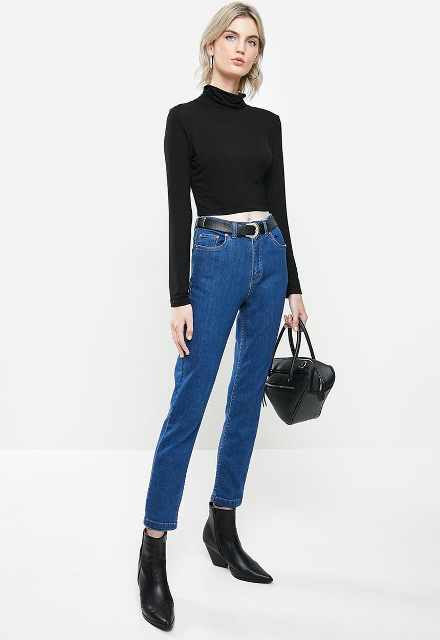Glamorous - Highneck knit- black