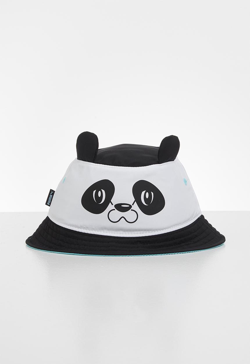PUMA - Puma animal bucket hat - white & black 