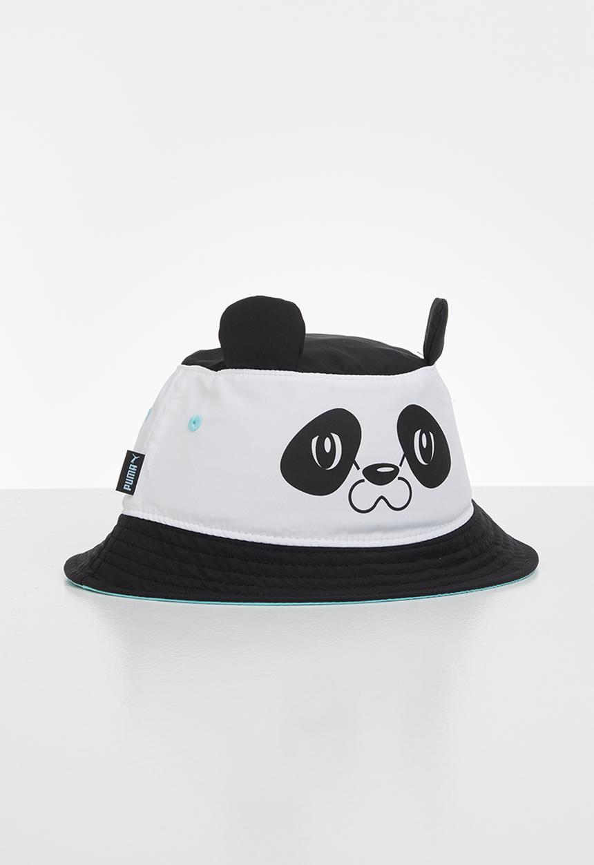 PUMA - Puma animal bucket hat - white & black 