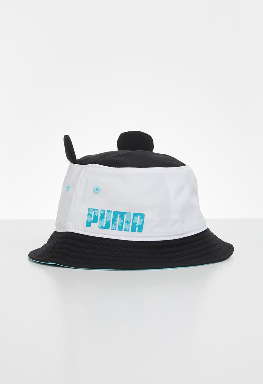 PUMA - Puma animal bucket hat - white & black 