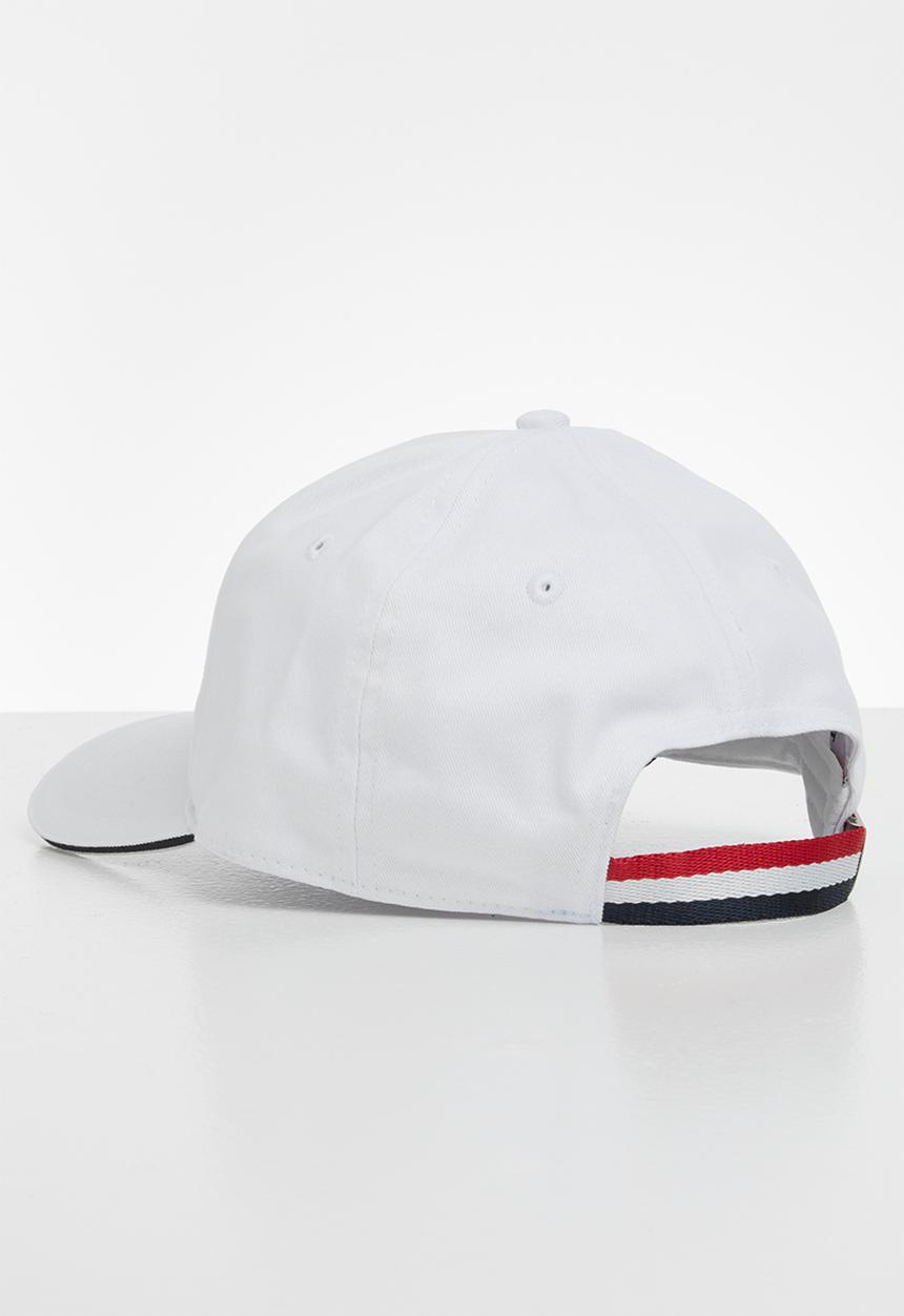 Urban - Mens urban embroidered cap - white