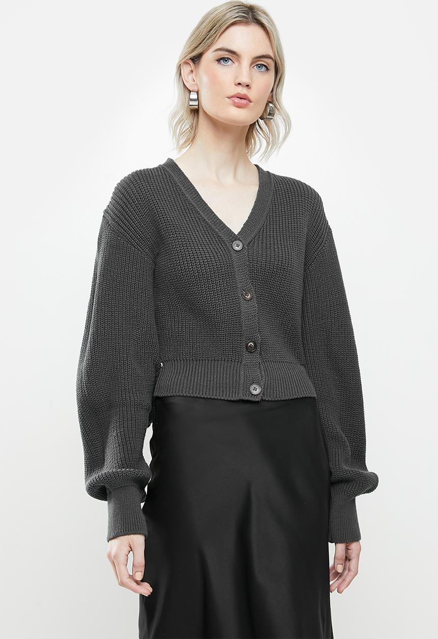 Glamorous - Cropped cardi - grey