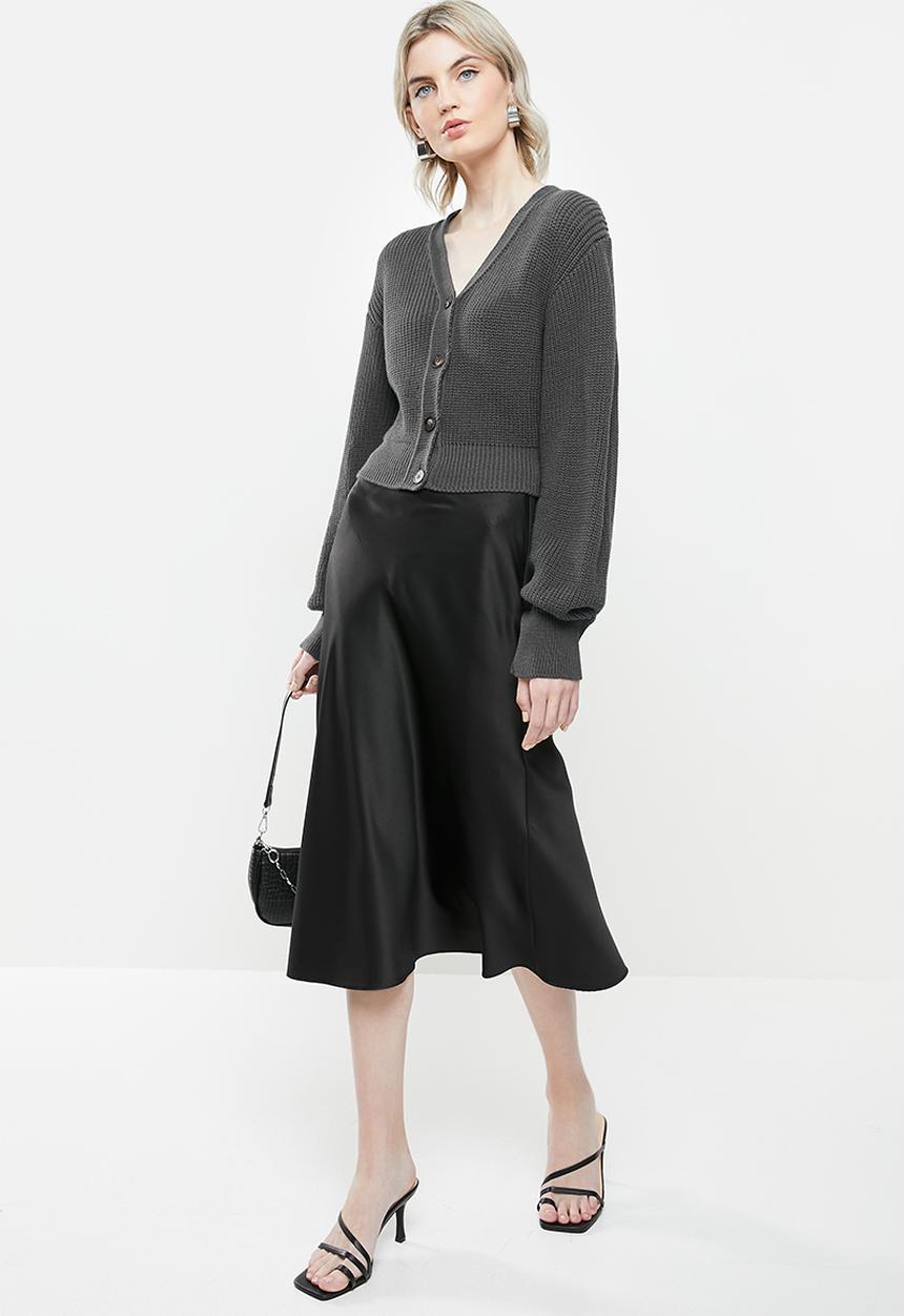 Glamorous - Cropped cardi - grey