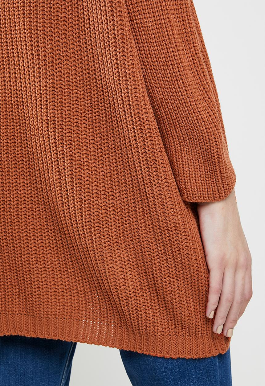 Glamorous - Round neck jumper - rust 