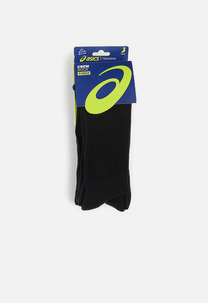 ASICS - Crew socks 6 pack - black