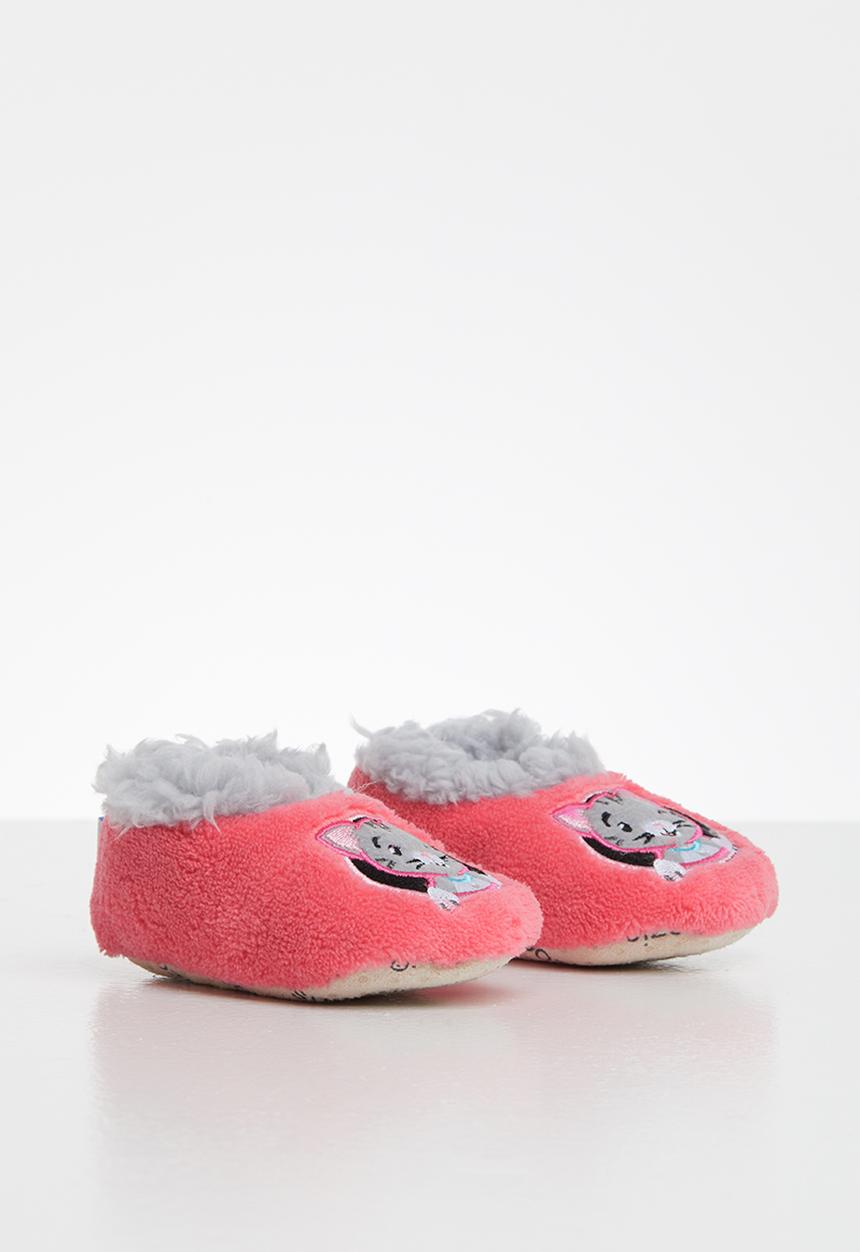 snoozies!® - Baby kitty slippers - pink