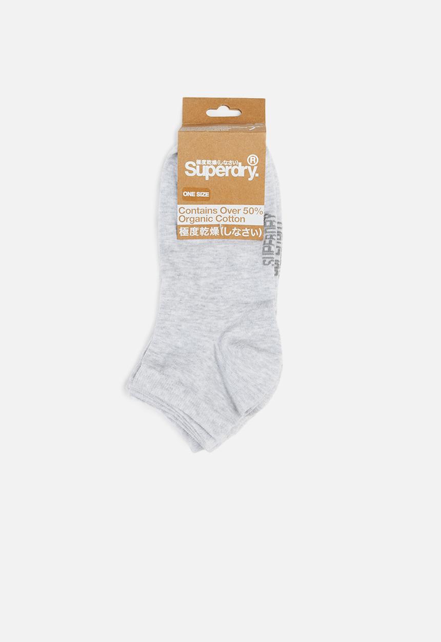 Superdry. - 5 Pack trainer sock - grey 