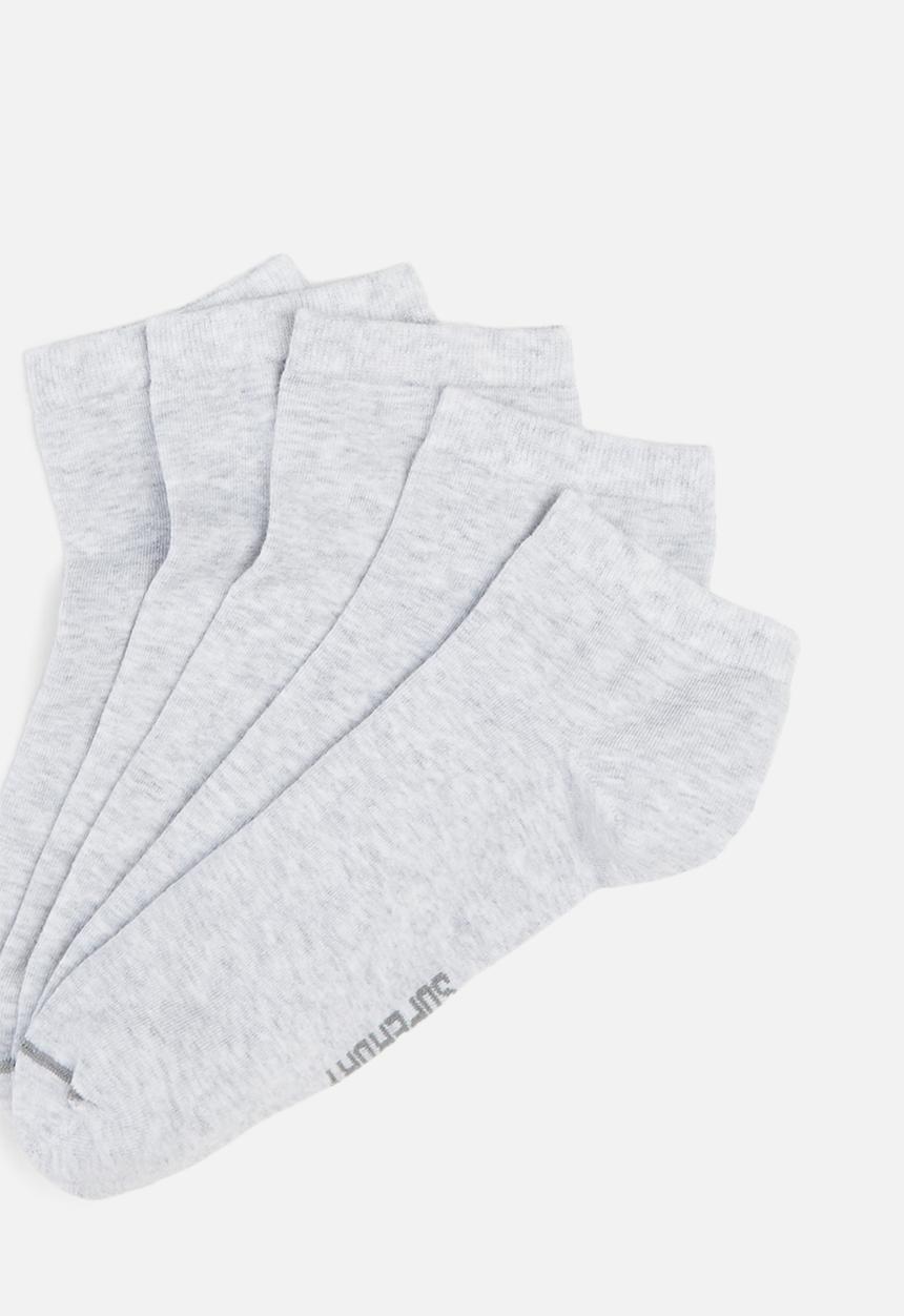 Superdry. - 5 Pack trainer sock - grey 