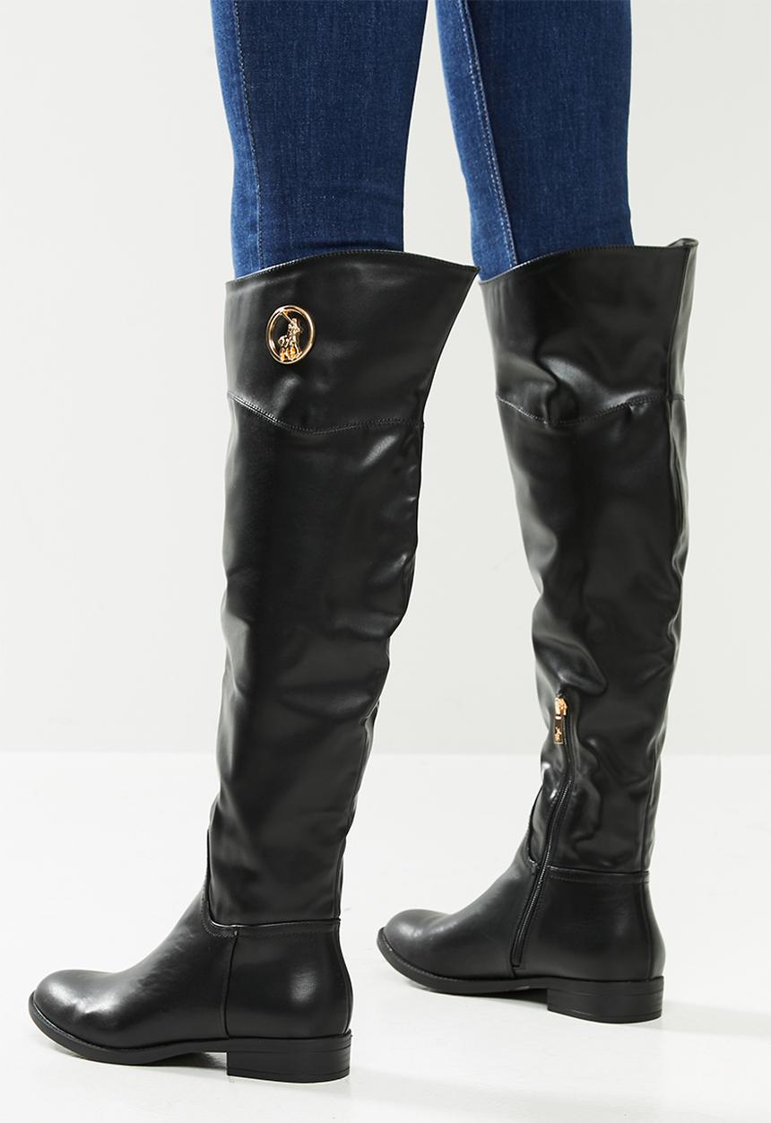 POLO - Emma riding long boot - black
