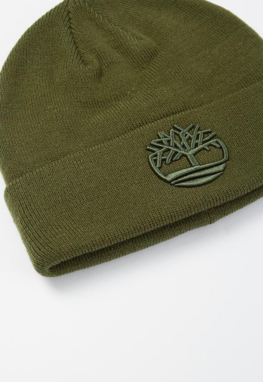 Timberland - Tonal 3d embroidery beanie grape leaf - green