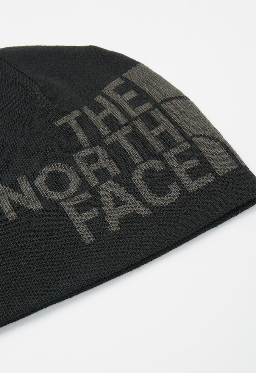 The North Face - Reversible tnf banner beanie - black & grey 