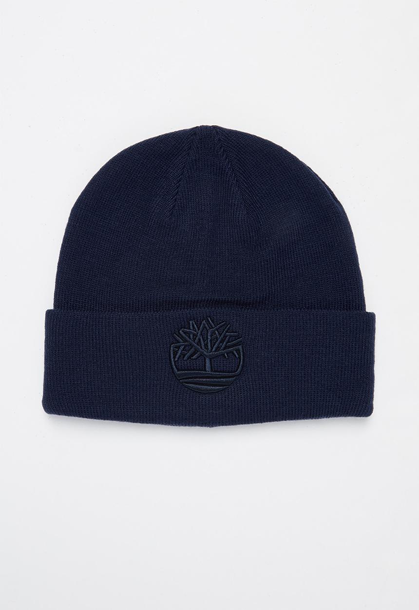 Timberland - Tonal 3d embroidery beanie - navy