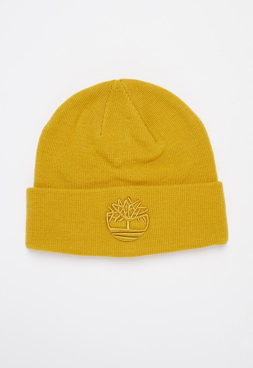 Timberland - Tonal 3d embroidery beanie - yellow 